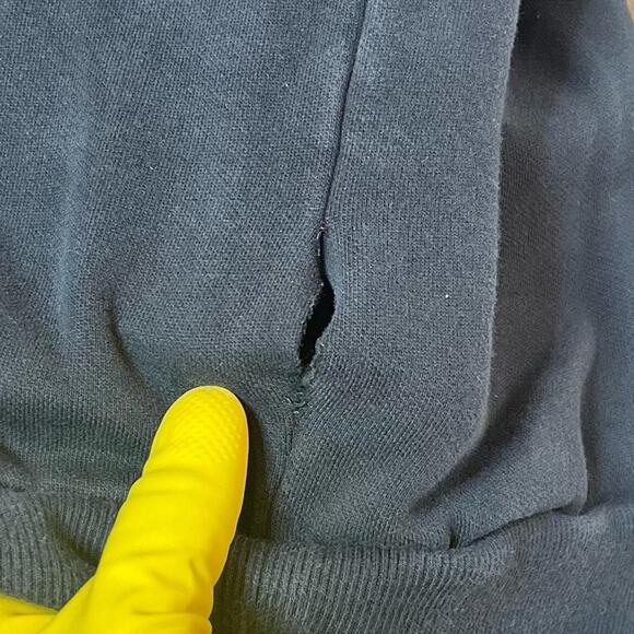 Puma Black Embroidered Logo Hoodie Sweatshirt Men’s XL - Picture 5 of 7